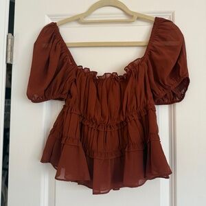 ASTR the Label Puff Top